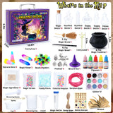 B Bascolor Potion Kits for Kids Girls Toys, 20 Magic Themed Witch Mix Potion Bottles/Cauldron/Magic Carry Case, Kids Potion Making Kit, Halloween Christmas Birthday gifts for girls kid age 6 7 8-10-12 B Bascolor