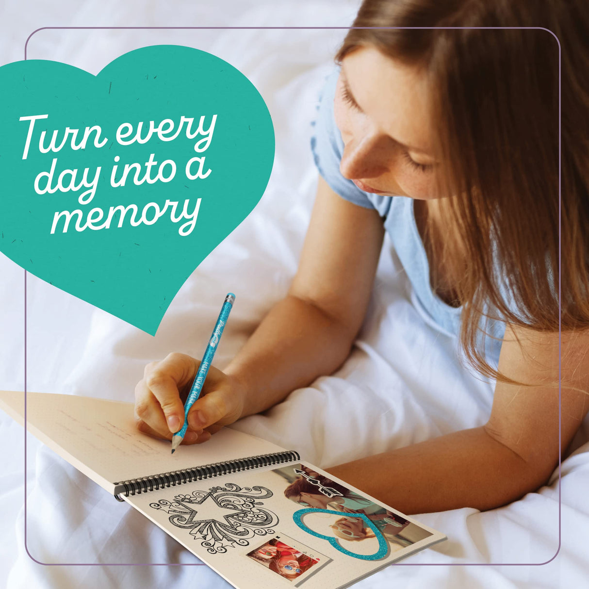 DIY Journal Kit for Girls - Great Gift for 8-14 Year Old Girl - Cool Birthday Easter Gifts Ideas for Teens - Fun, Cute Art & Crafts Kits for Tween Teenage Kids- Scrapbook & Diary Supplies Toy Set Pretty Me