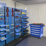 Barphygo 5-Drawer Rolling Tool Box, Tool Chest with Wheels & Lock Garage Storage Cabinets Tool Cart on Wheels, Toolbox Organization Workbench for Garage, Workshop, Warehouse & Repair Shop Barphygo