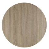 FINECASA Wooden Round Coffee Table Curved Leg, Accent Couch,Home Decoration, Living Room Tables, 36 x 18 Inches, Natural FINECASA