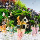 31 Pieces Fairy Garden Accessories Kit Miniatures House Supplies Fly Wing Dollhouse Gifts for Home Garden Lawn Decoration Gejoy