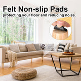 Maitys 4 Inch Round Solid Furniture Legs Furniture Wooden Replacement Feet Chair Dresser Couch Legs Table Cabinet Sofa Legs Footstool DIY Projects for Home (Wood,24 Pcs) Maitys