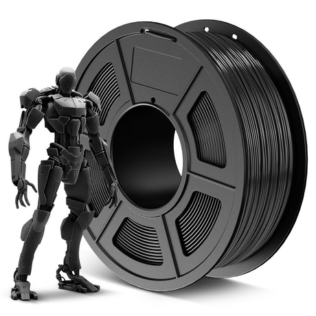 SUNLU ABS Filament 1.75mm 3D Printer Filament, Highly Resistant Durable, Heat Resistance, Excellent Toughness, Compatible with 99% FDM 3D Printers, 1kg Spool (2.2lbs), Black SUNLU