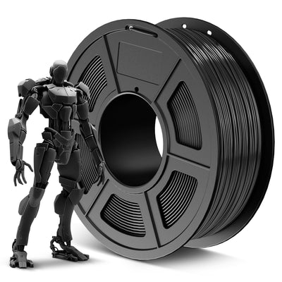 SUNLU ABS Filament 1.75mm 3D Printer Filament, Highly Resistant Durable, Heat Resistance, Excellent Toughness, Compatible with 99% FDM 3D Printers, 1kg Spool (2.2lbs), Black