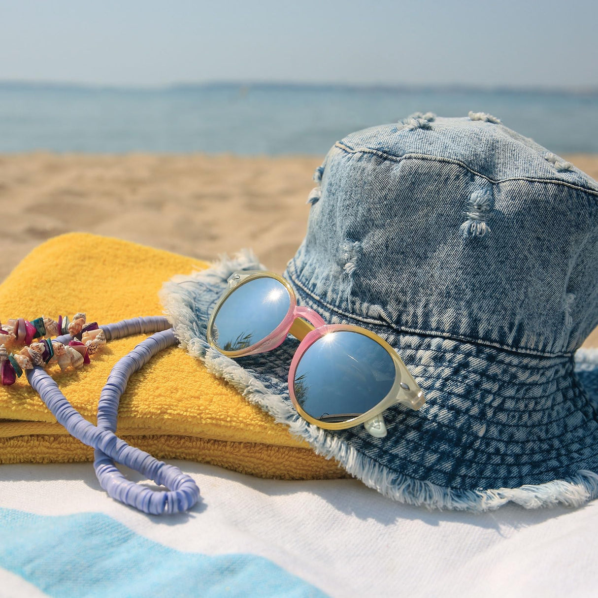 MECCANIXITY 10OZ Denim Fabric, 57 Inch Stretch Cotton Denim Material 2 Yard by The Yard for Sewing Quilting Clothes Fabric DIY Craft,Light Blue MECCANIXITY