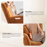 Rocking Chair Nursery Teddy, Upholstered Baby Fluffy Glider Rocker for Adults Small Spaces Indoor, Nursing Chairs for Living Room, Bedroom, Classroom (Brown) GarveeHome