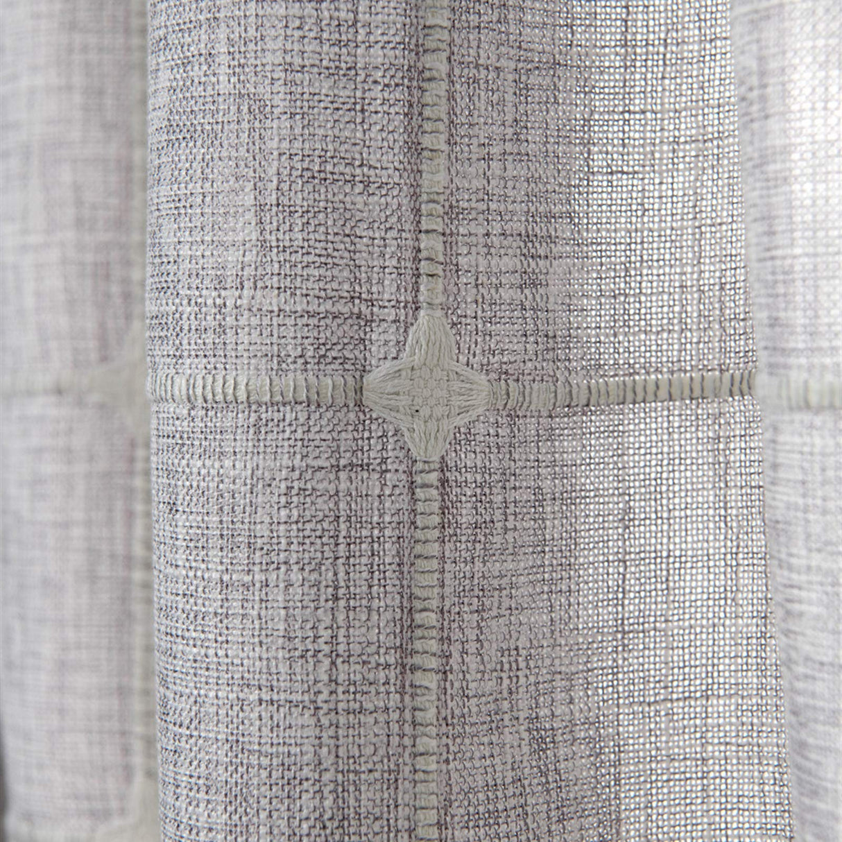 YoKii Boho Tassel Valances for Windows Modern Farmhouse Cotton Linen Valance Kitchen Curtains Topper Country Gingham Window Treatments Tier Curtain for Bathroom Bedroom Decors (W52 x L18, Gray) YoKii