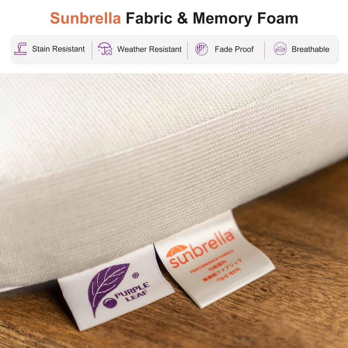 PURPLE LEAF 2 Pieces Outdoor Dining Chair All-Weather Wicker Aluminum Frame Patio Dining Chair for Lawn Garden Backyard Deck with Cushion Teak Armchair PURPLE LEAF