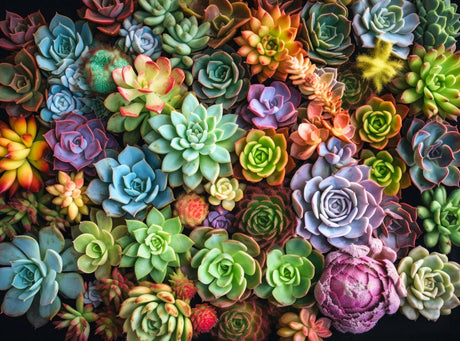 Cross & Glory - Succulent Symphony - 1000 Piece Jigsaw Puzzle for Adults | Premium Quality | Colorful Artwork Puzzle | Brain Teasing Fun & Perfect Wall Art Cross & Glory