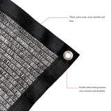 Garden expert 50% Black Shade Cloth 10x15FT Taped Edge with Grommets Sun Net Mesh for Garden Patio Backyard UV-Resistant Garden expert