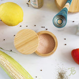 Totally Bamboo Salt Cellar Bamboo Storage Box with Magnetic Swivel Lid, 6 Ounce Capacity Totally Bamboo