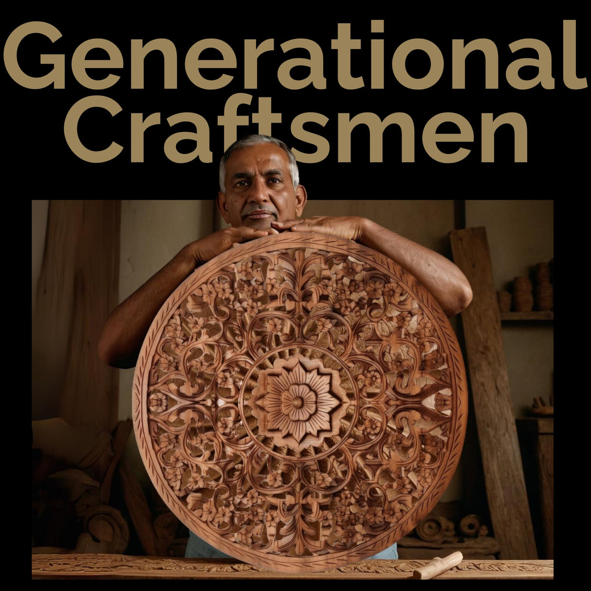 QIQAA Acacia Wood Black Etching Serengeti Tiger Tray | Bathroom Decor, Vanity Organizer, Coffee Table Decor, Jewelry Tray, 16x11x2 QIQAA