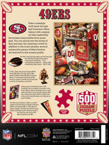 MasterPieces Game Day 500 Piece Jigsaw Puzzle for Adults - NFL San Francisco 49ers Locker Room - 15"x21" Masterpieces
