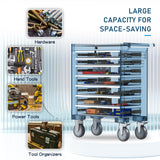 CMFYDAILY 7-Drawers Garage Tool Chest, Large Capacity Tool Cabinet Heavy Duty Mechanic Rolling Tool Box Metal Locking Tool Cart with Drawers and Wheels for Storage CMFYDAILY