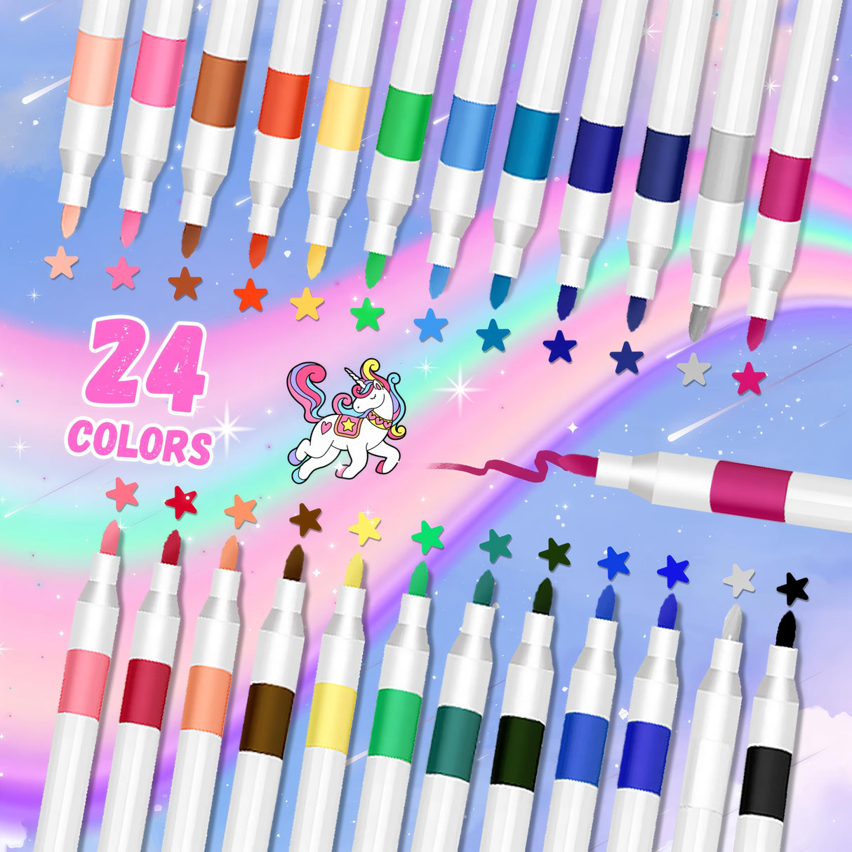 Unicorn Lamp for Kids, Birthday Gifts for Girls Ages 6 7 8 9 10 11 12 Year Old, Bedside Table Lamp for Bedroom, 3 Way Small Lamps for Nightstand, Paint You Own Unicorn Lamp Kit Toys, Art Supplies Toy JIGQGY