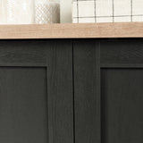 Sauder Cottage Road Wardrobe/Armoire Cabinet, Raven Oak Finish Sauder