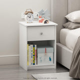 Furinno Tidur Nightstand, 1-Pack, White Furinno