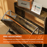 JOKOLO Shoe Cabinet Storage,Farmhouse Freestanding Organizer with 2 Flip Drawers and 4 Wooden feet,Narrow Shoe Rack Cabinet for Entryway,Rustic Brown JOKOLO