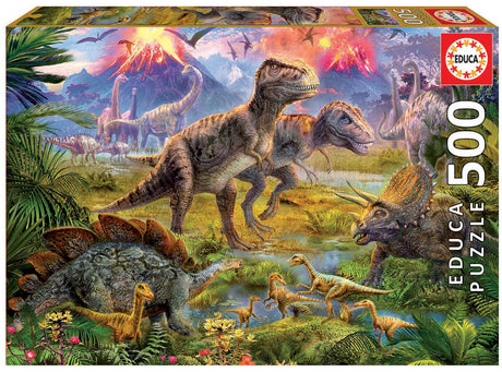 Educa Dinosaur Gathering Puzzle (500 Piece) Educa