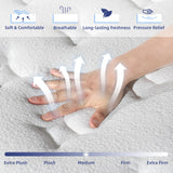 VERHOPE Full Mattress, 12 Inch Full Hybrid Mattress in a Box with Memory Foam, Medium Firm, Euro Top, Reinforced Edge Support, Pressure Relief & Motion Isolation, CertiPUR-US Certified VERHOPE