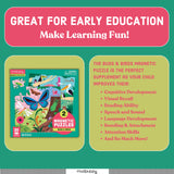 Mudpuppy Bugs & Birds - Tri Fold Magnetic Puzzles Featuring Two 20 Piece Bugs and Birds Themed Artwork Mudpuppy