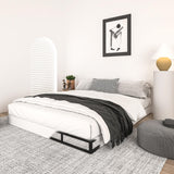 Vitverve Box Spring King, 5 Inch High Metal King Size Box Spring Only, Heavy Duty Mattress Foundation with Fabric Cover, Easy Assembly, Quiet Noise Free, Non Slip, Black Vitverve