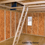 Belmont 12 ft. x 24 ft. Wood Storage Shed Kit with Floor including 4 x 4 Runners Best Barns Inc.