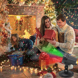 SUNFUCAN Laser Christmas Projector Lights Outdoor, Outdoor Garden Laser Lights, Landscape Lights with Red and Green Stars, IP65 Waterproof,Cold Resistant. Suitable for Holiday, Party, Garden Decorati SUNFUCAN