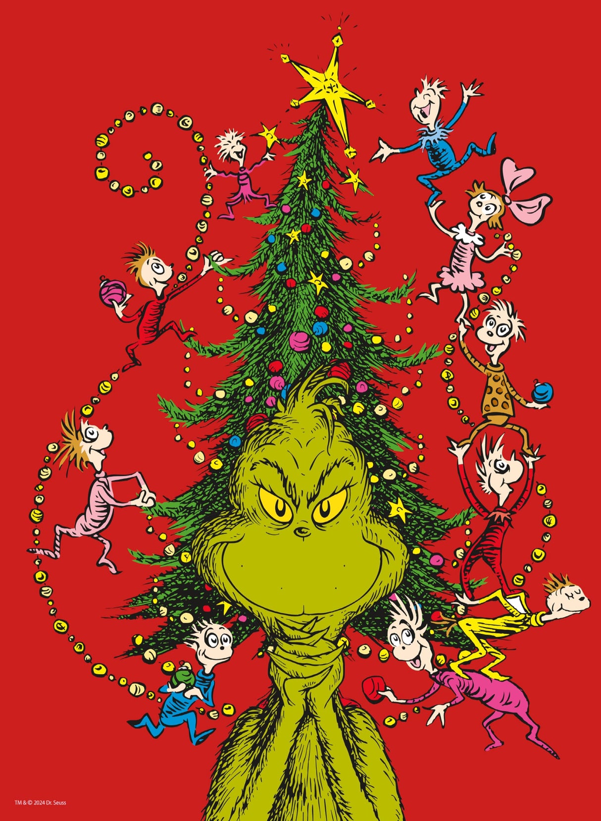 Ceaco - Dr. Seuss - The Grinch - Glow in The Dark - 100 Piece Jigsaw Puzzle Ceaco