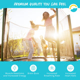 SkyBound Replacement Trampoline Enclosure Foam - Trampolines Poles Cover - Protective Poles Cover Tube Set for Safety Protection - Set of 12 - Variety of Colors and Sizes Blue SkyBound