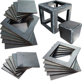 Welding Practice Kit, 24 PCS Premium Welding Coupons, 11 Gauge 3&2 Inch Square Steel Welding Plate For novice at welding. A36 Steel Plate Welding Practice Kit. TAFEIDA