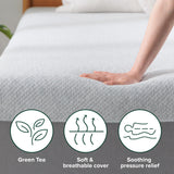 ZINUS 12 Inch Ultima Memory Foam Mattress [New Version], Twin, Fiberglass Free, Medium Firm Feel, Breathable Airflow Memory Foam, Certified Safe Foams & Fabric, Mattress in A Box Zinus