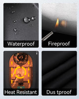 Creality Official 3D Printer Enclosure, Fireproof and Dustproof Tent Constant Temperature Protective Cover Compatible with Creality Ender 3/ Ender 3 V3 SE/Ender 3 V3 KE, 18.89”x 23.62” x28.34” Creality