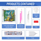 Camocin Diamond Art Kits for Adults Gnomes, 5D Gnome Diamond Painting Kits for Adults Beginners, DIY Gnome Full Round Dots Drill Gem Art Kit for Gift Home Wall Decor 14 x 14 Inch Camocin