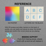 Colorful Puzzles Gradient Puzzle 1000 Piece for Adults, Impossible Jigsaw Puzzles Difficult Puzzles, Hard Rainbow Puzzle Challenging Art Jigsaw Puzzles BBOLDIN