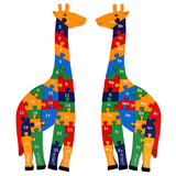 TOWO Wooden Giraffe Alphabet Blocks and Number Blocks Jigsaw Puzzle 41 cm Large Size 2 in 1 ABC Number Puzzle - Wooden Letter Blocks Puzzle Number Puzzles Educational Toys for 3 Year olds Toys of Wood Oxford