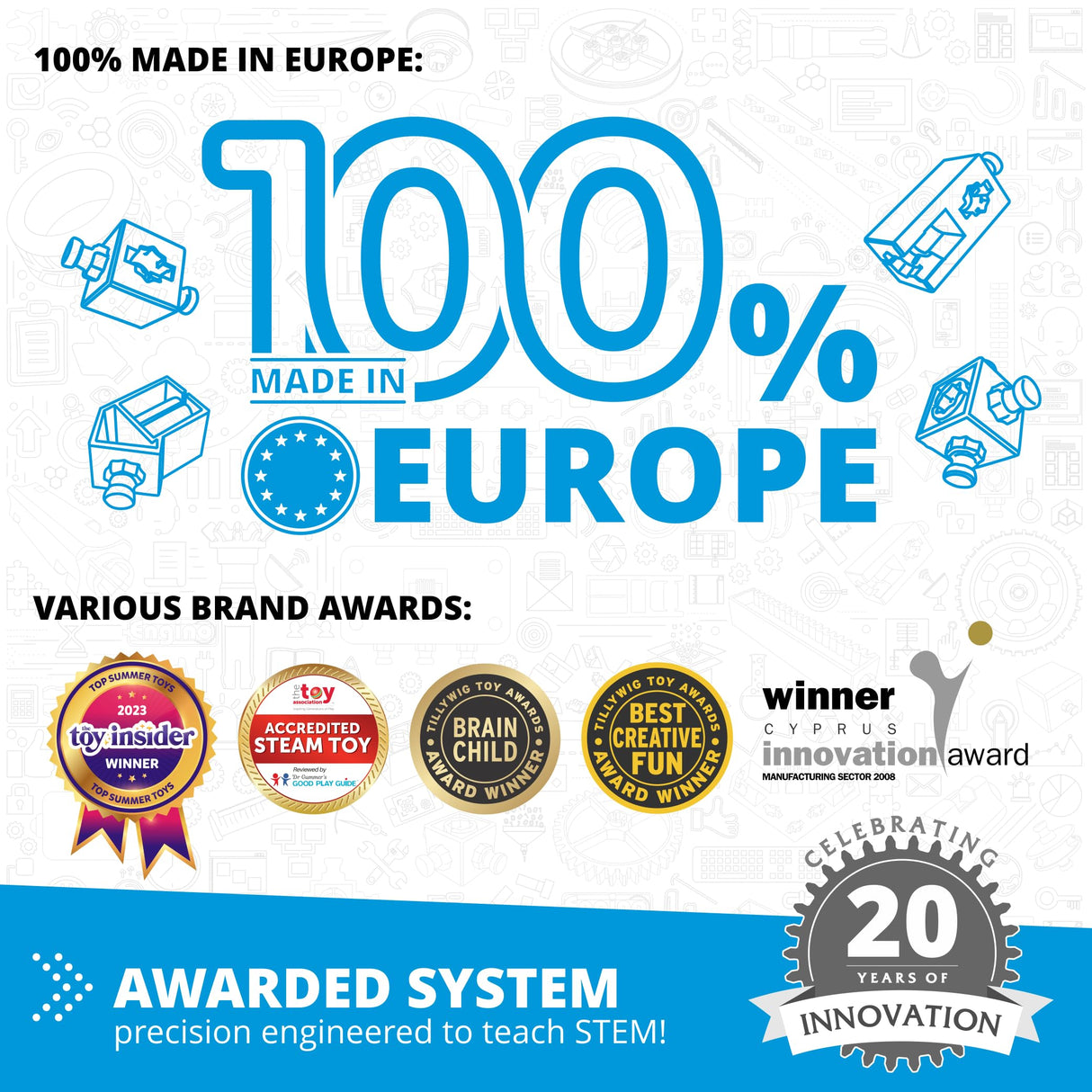 Engino STEM Toys, Fluid Dynamics, Building Toys for Kids 9+, Educational Kit, Gift for Boys & Girls, Fun STEM Projects, Engineering Kit (6 Model Options) Engino