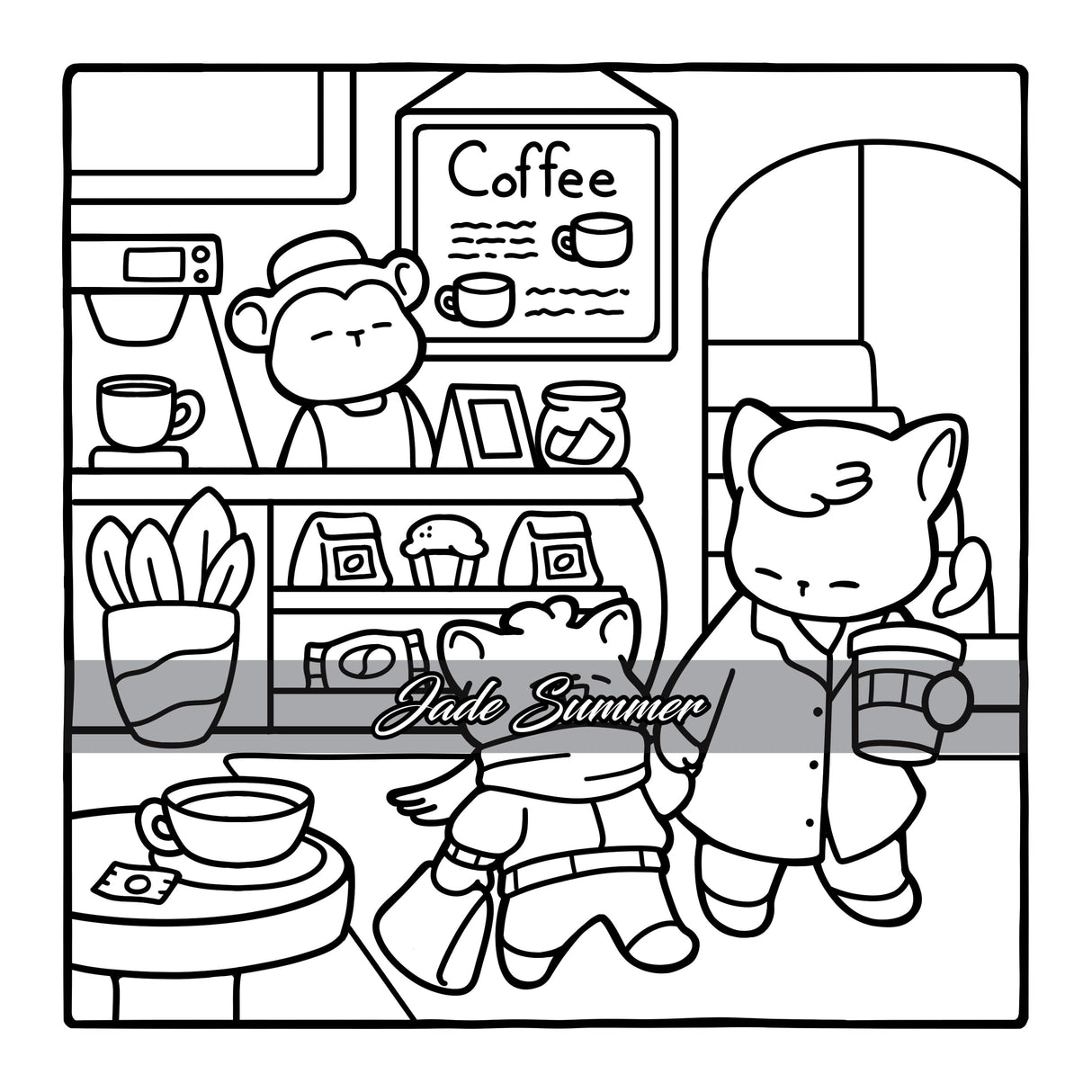 Comfy & Cozy: Coloring Book for Adults and Teens with Cozy Scenes and Cute Animal Characters for Relaxation (Comfy and Cozy Coloring Books) WoodArtSupply