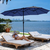 Cozy Daisy Patio Umbrella Without Base, 15 FT for Outdoor Patio, Deck Umbrellas Cozy Daisy