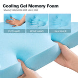 Juego Full Mattress 12 Inch Hybrid Memory Foam Mattress Full Size Bed in A Box, Black Juego