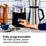 OXO Brew 9 Cup Stainless Steel Coffee Maker,Silver, Black OXO