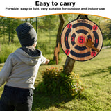 WIn SPORTS Toy Foam Axe Throwing Game - Indoor Outdoor Target Game,includes Two Foam Axes, One 26” Easy Fold Target and A Carry Bag WIn SPORTS