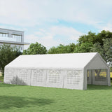 Outsunny 16' x 32' Heavy Duty Party Tent & Carport with Removable Sidewalls and Double Doors, Large Canopy Tent, Sun Shade Shelter, for Parties, Wedding, Outdoor Events, BBQ, White Outsunny