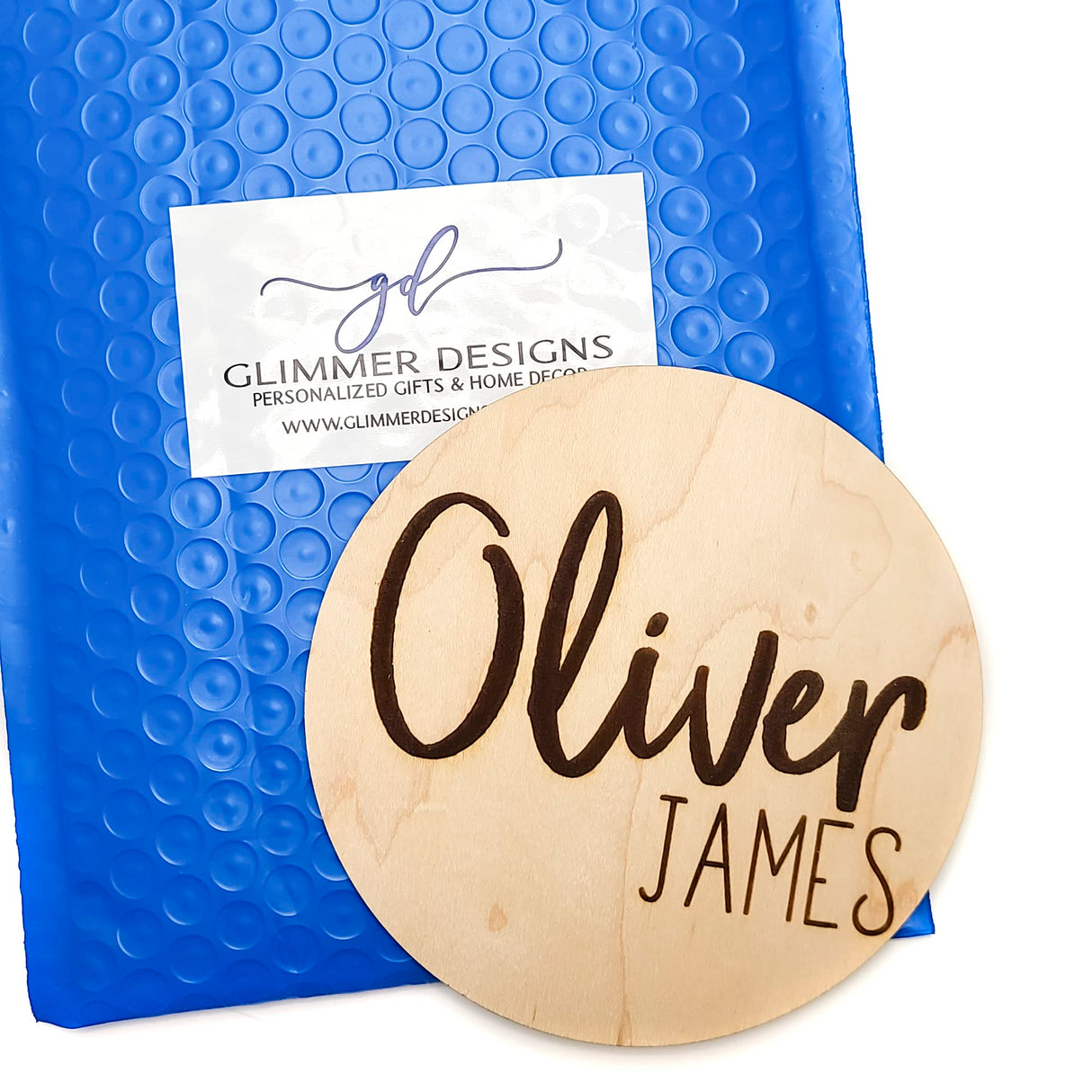 Double Sided Newborn Announcement Sign for Hospital - Baby Birth Announcement Sign Girl for Hospital - Baby Name Announcement Sign boy GLIMMER DESIGNS