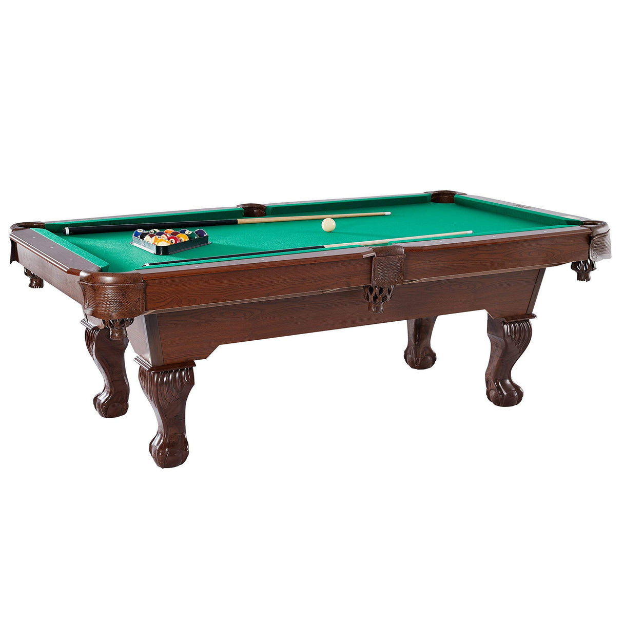 Barrington Billiards 7.5' Springdale Drop Pocket Table with Pool Ball and Cue Stick Set Barrington Billiards