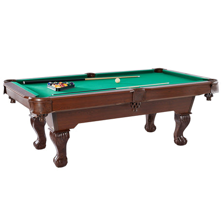 Barrington Billiards 7.5' Springdale Drop Pocket Table with Pool Ball and Cue Stick Set Barrington Billiards