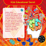 Heyzeibo Magic Kit for Kids - Magic Tricks Games Toy for Girls & Boys, Magician Pretend Play Dress Up Set with Magic Props & More Magic Tricks, Instruction Manual, for Beginners Toddlers Heyzeibo