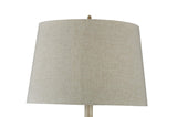 Collective Design L72020DSAM Floor Lamp, 11.5" D X 11.5" L X 65" H, Distressed Off White Collective Design