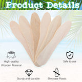 Skylety 4000 Pcs Wooden Ice Cream Spoon Bulk Mini Disposable Tasting Spoons Set Wooden Small Sample Spoons Ice Cream Sticks for Dessert Sampling Crafts, 3 Inches Skylety
