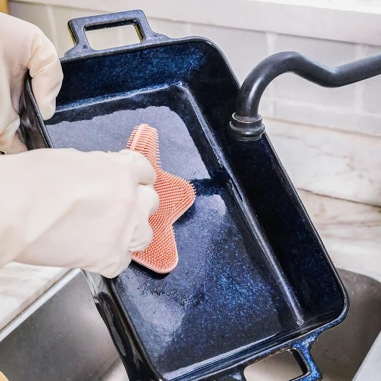 VICRAYS Ceramic Bakeware Set, Porcelain Rectangular Lasagna Pans Casserole Dish Set for Baking, Cooking, Kitchen, Cake Dinner, Banquet and Daily Use, 3 PCS, 15 x 8.5 Inches(Blue) vicrays